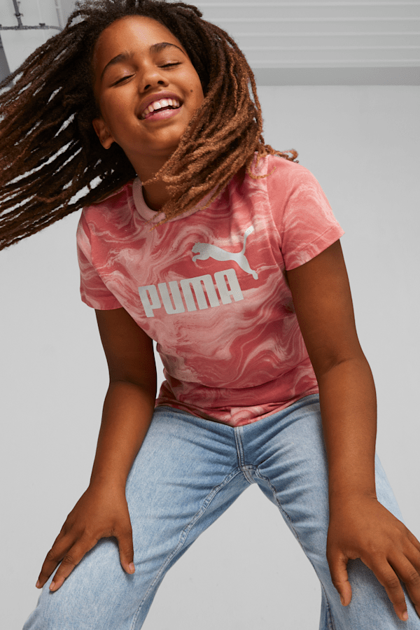 Essentials Marbleized Girls Tee PUMA